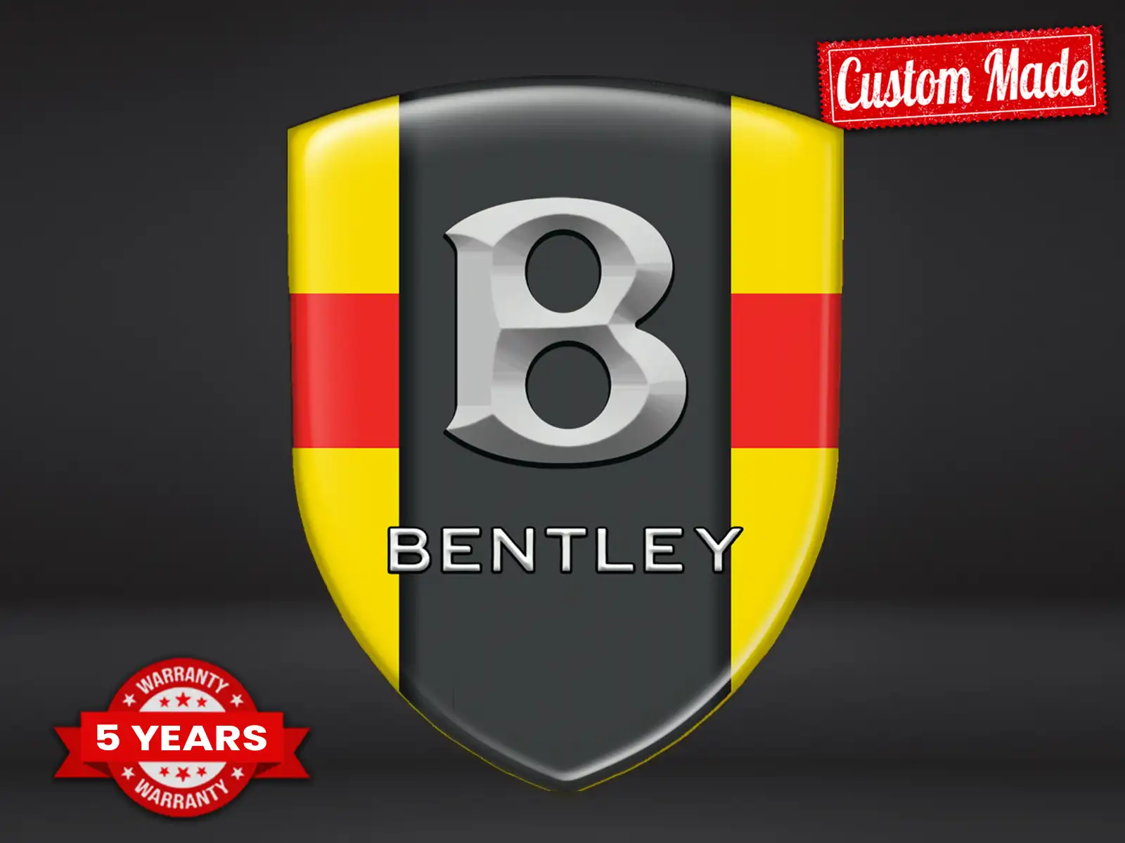 Bentley Etiqueta Autoadhesiva Pro Máximo Diseño Estilo Estiloso